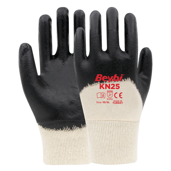 KN25 Pamuk Nitril Eldiven